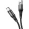 USB-TYPE C CABLE  ΣΕ TYPE C X50 100W 5.0A/20V BLACK 2m ΓΙΑ LAPTOP